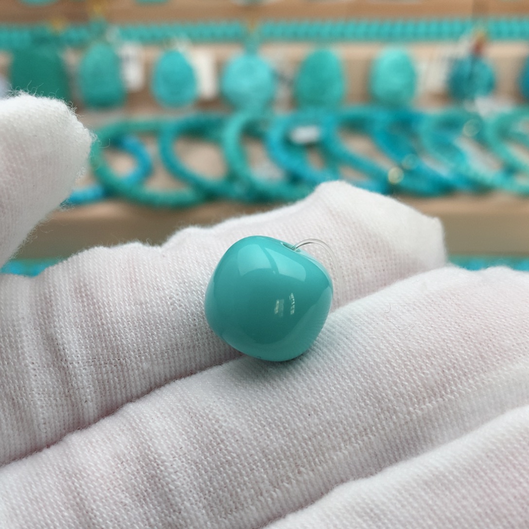 绿松石未镶嵌珠宝奇石13mm