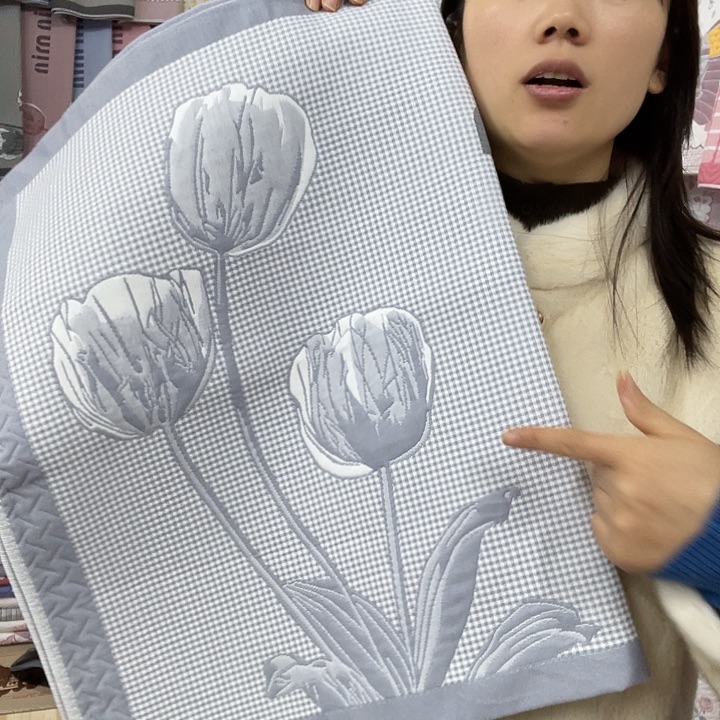 棉处理灰色郁金香