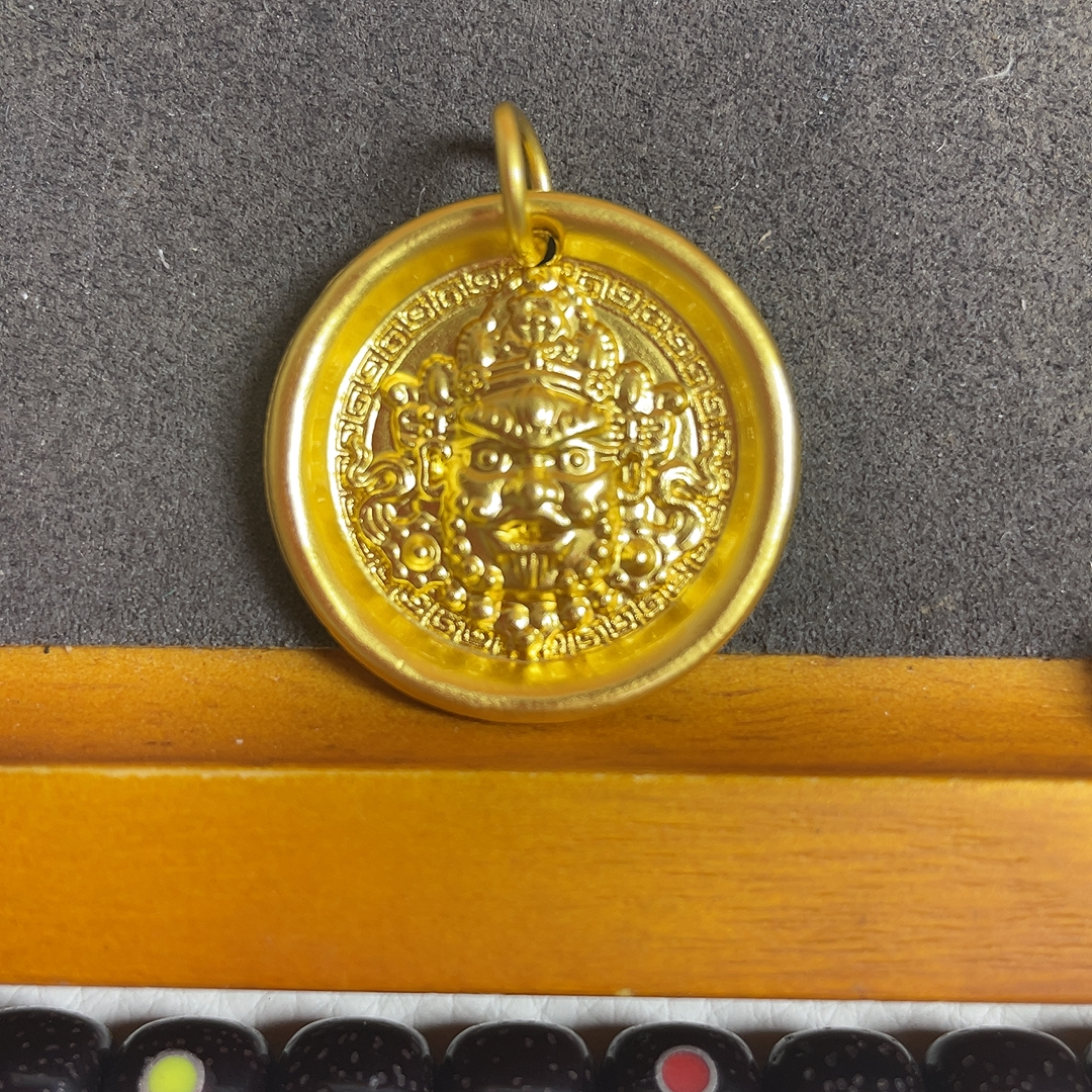 055号高定款黄财财吊坠