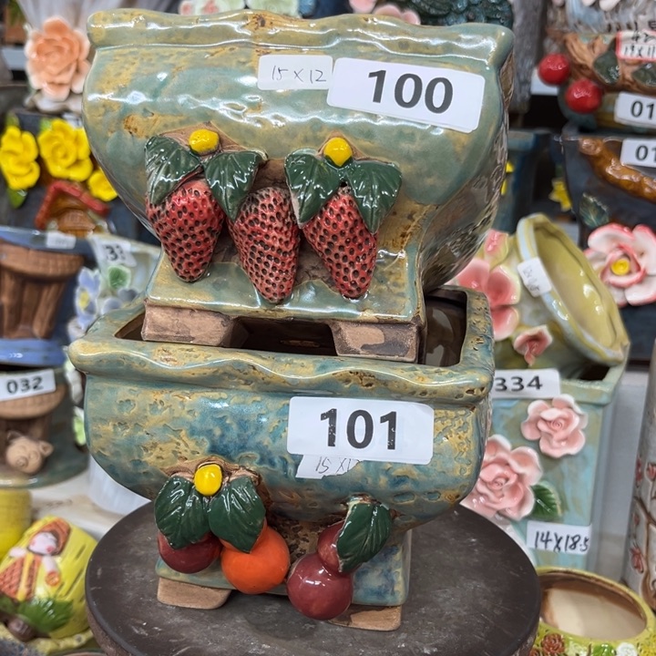 紫砂花盆粗陶材质多肉花盆