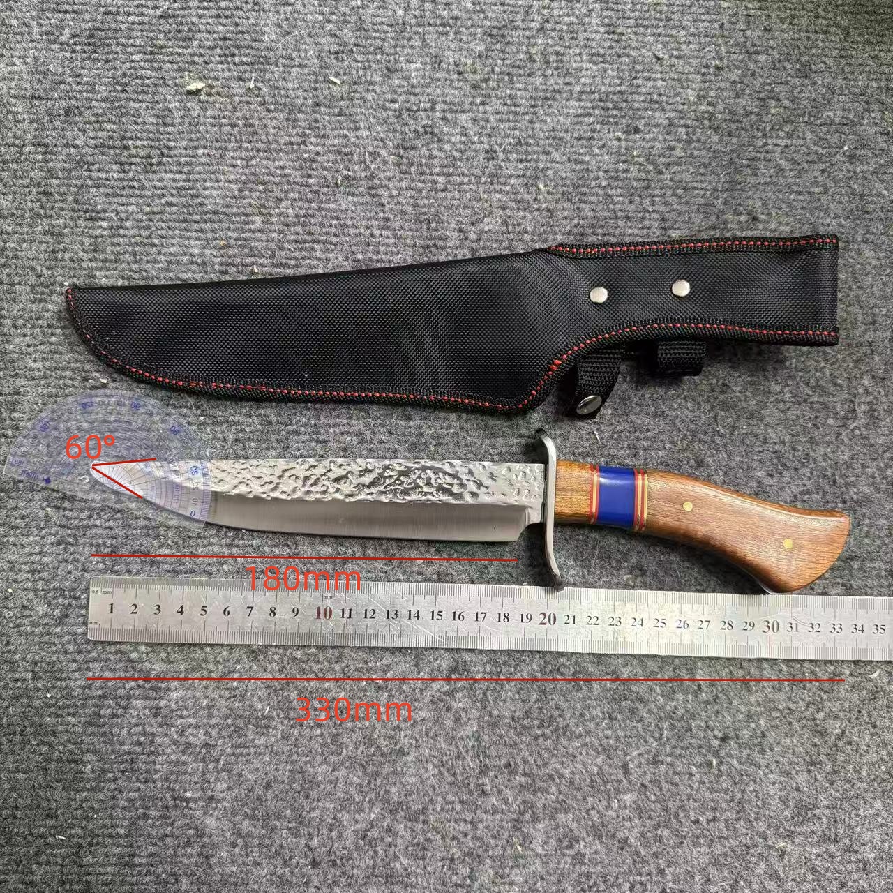 外贸订单尾货 高端露营花纹牛排水果 瓜果刀