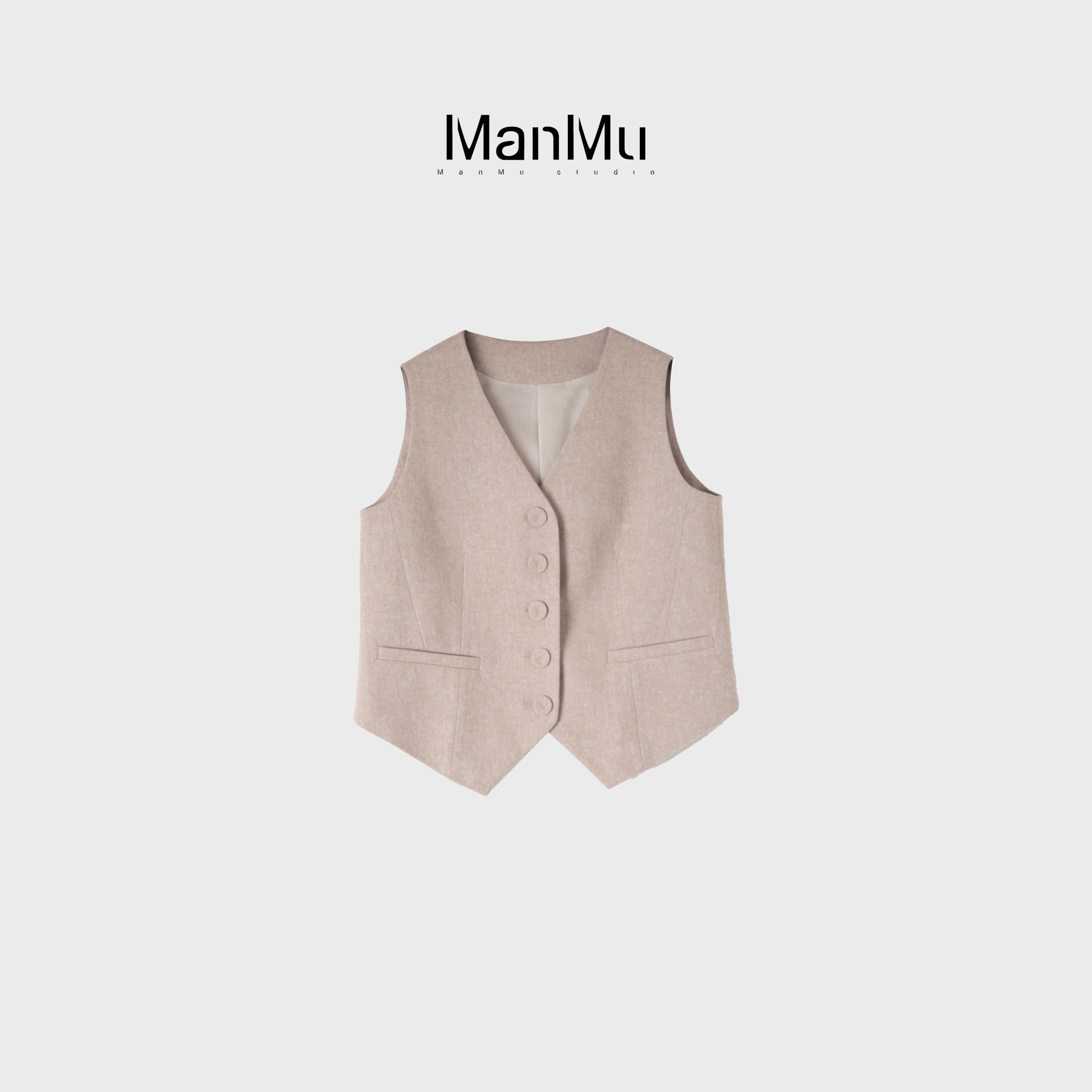 满目ManMu 【张琪专属】高级定制秋冬时尚百搭羊毛套装350486