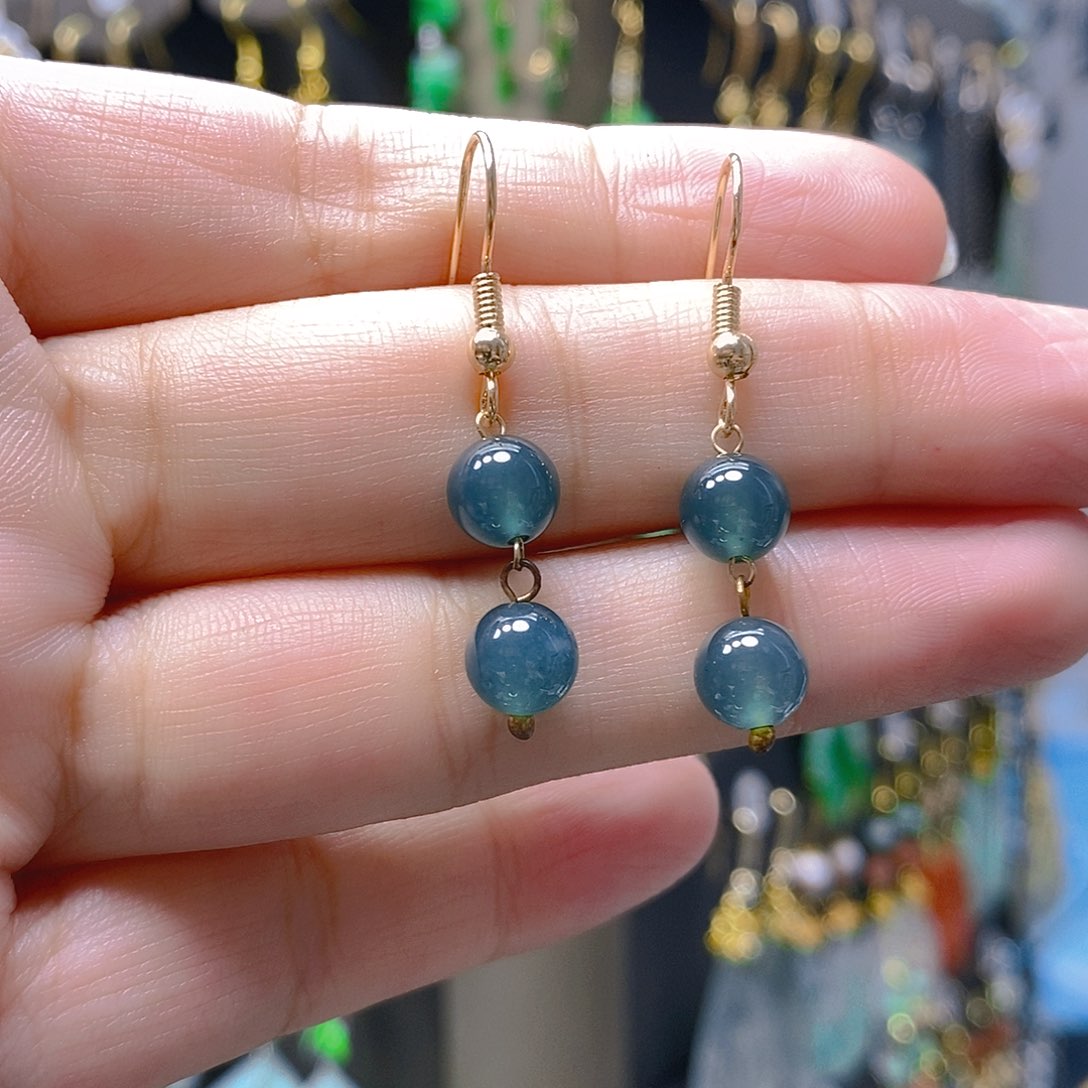 未镶嵌翡翠耳饰翡翠