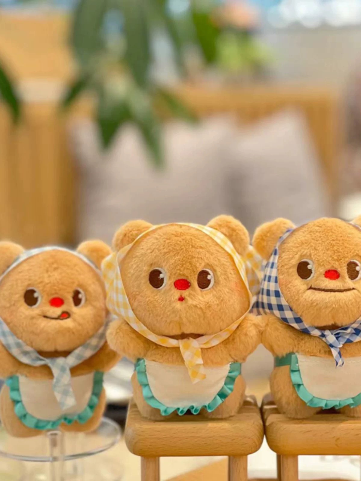 PUCHI.噗哧毛绒小熊挂件包包礼物饰品