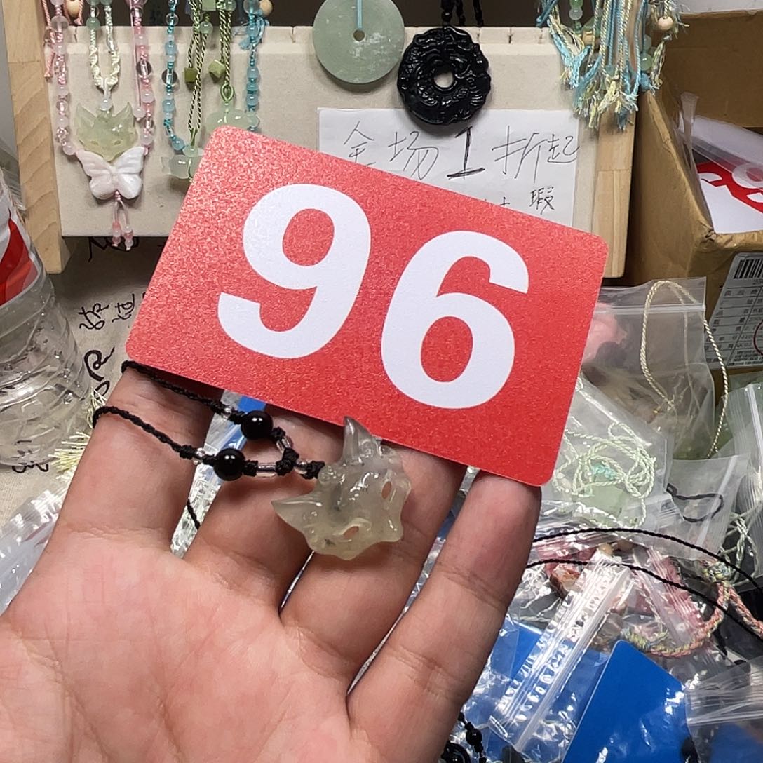 蛇纹石玉合金颈饰