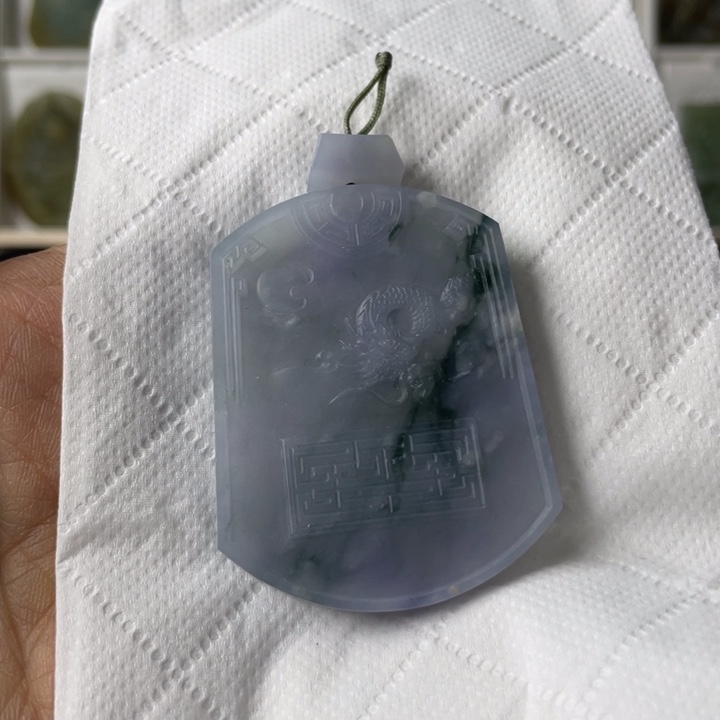 定制翡翠未镶嵌龙马精神 毛货 无鉴赏期