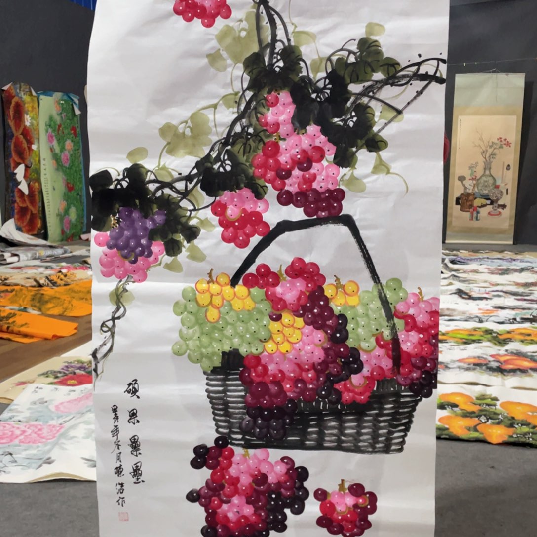 国画国画作品画心一张