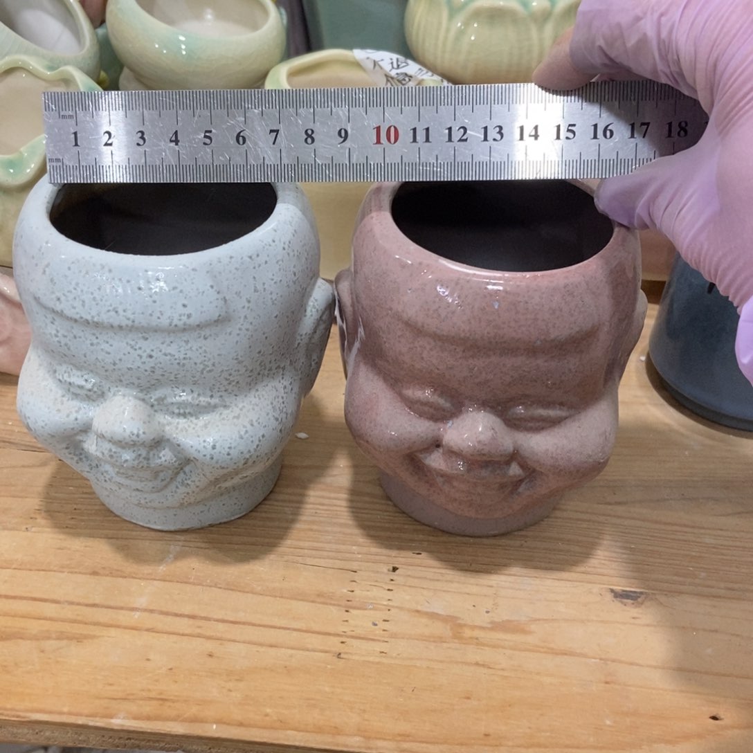 红陶瑕疵高温陶瓷花盆