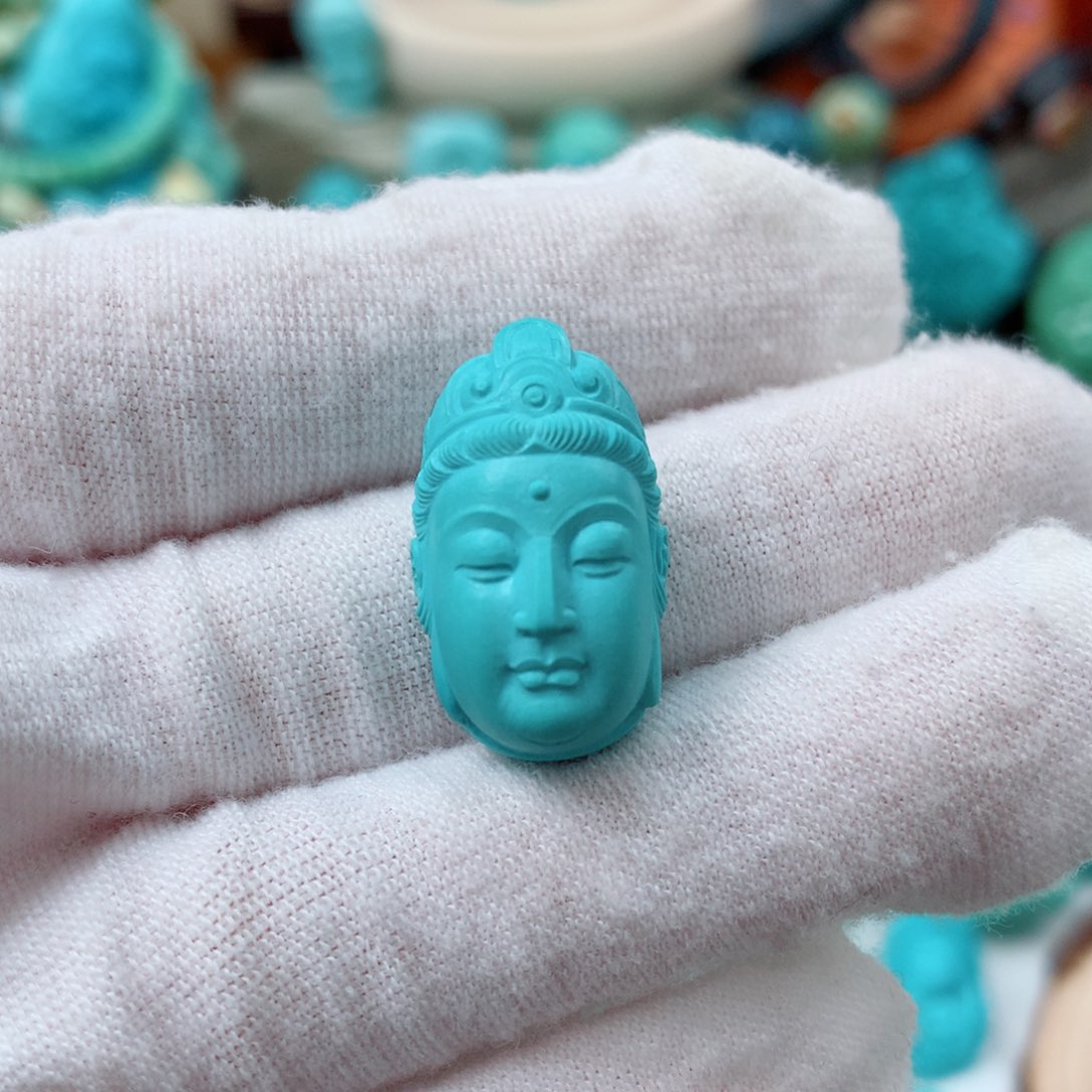 绿松石未镶嵌珠宝半成品