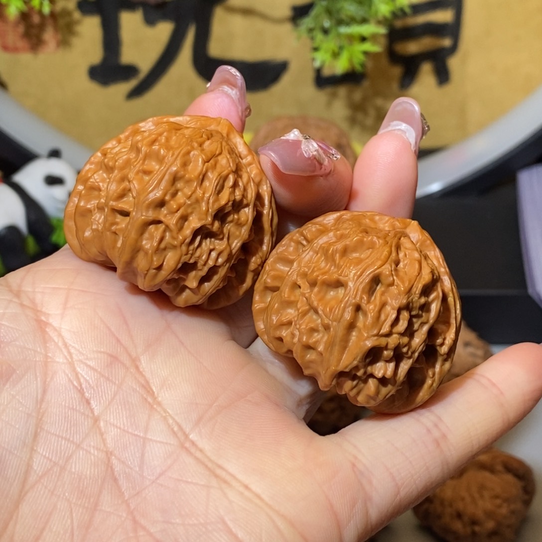 核桃手串/手链37尺白狮子