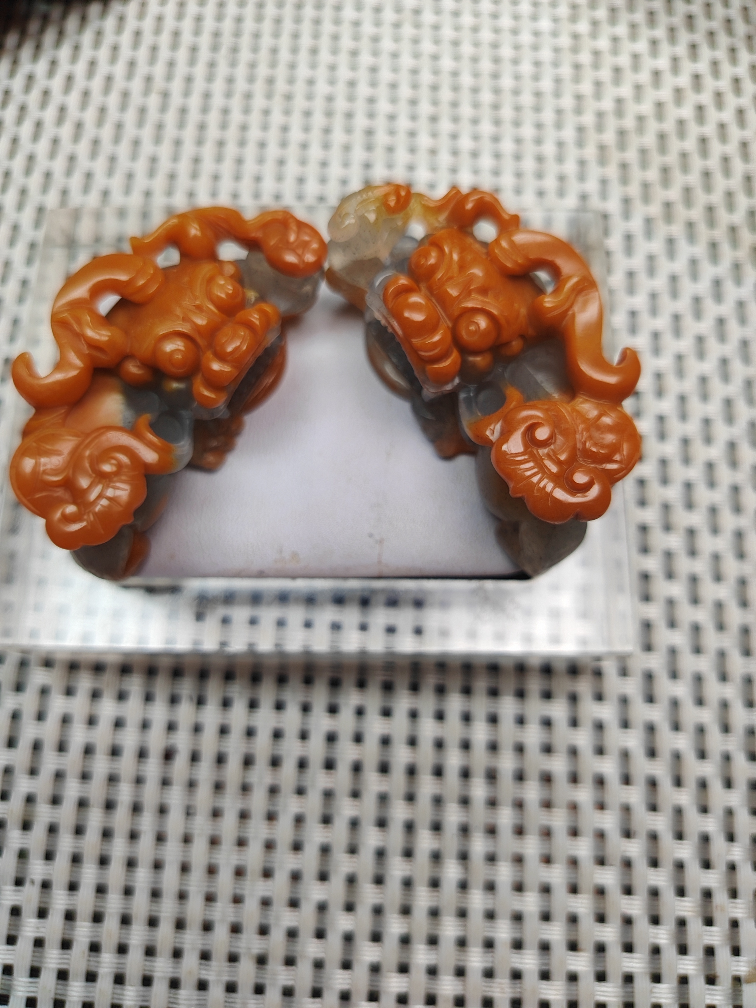 黄龙玉精品貔貅挂件貔貅阴阳眼霸王款招财玉石手把件