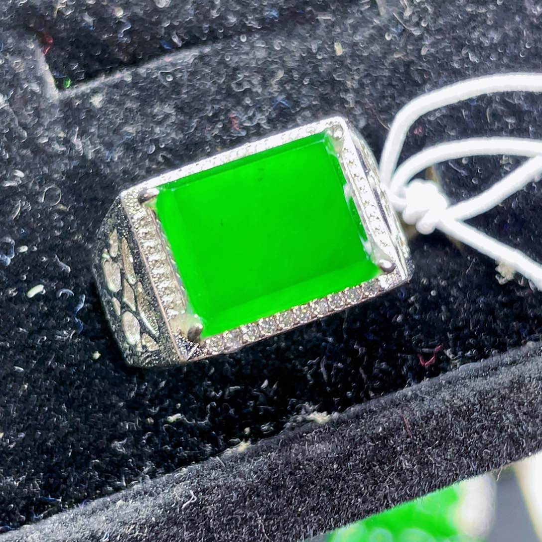 翡翠未镶嵌颈饰745