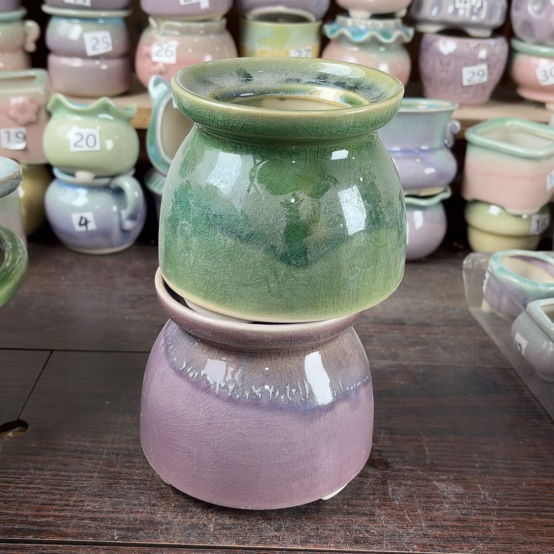 陶瓷量货/口6.5-9高深浅搭配发2个