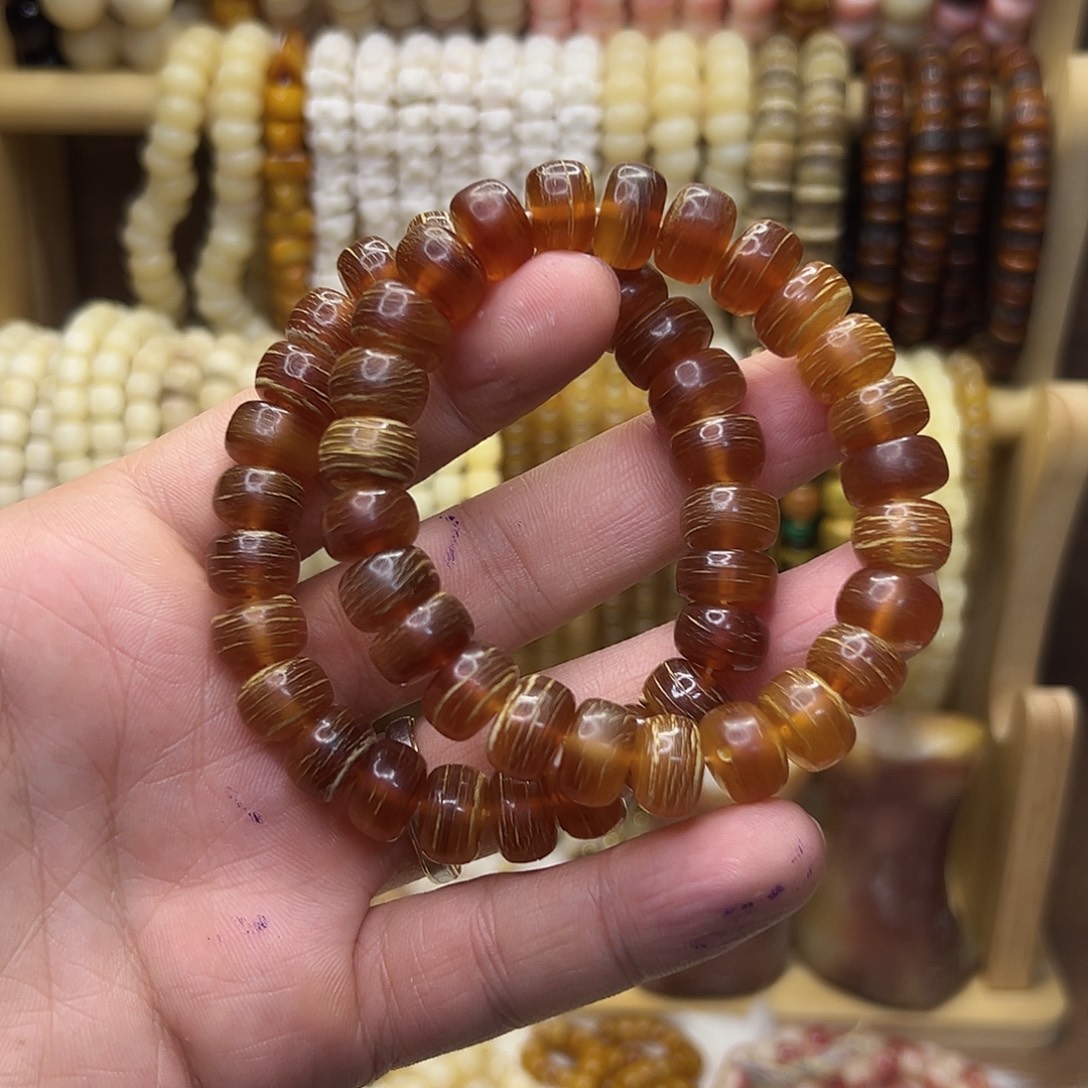 把件桃核1.2风化羊角