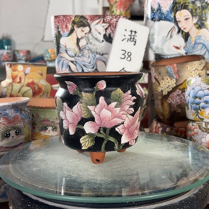 景德镇手绘花盆性价比超高