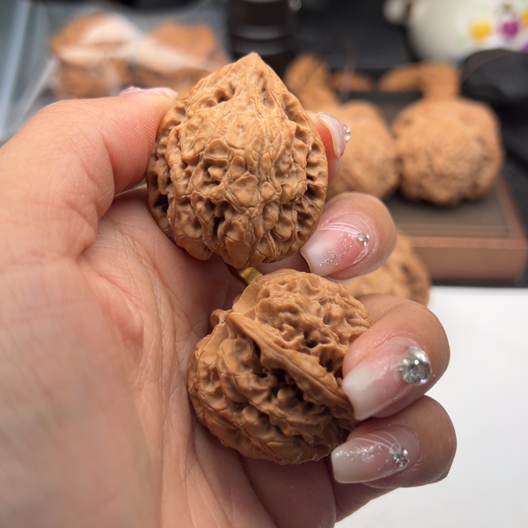 文玩核桃把件座佛33