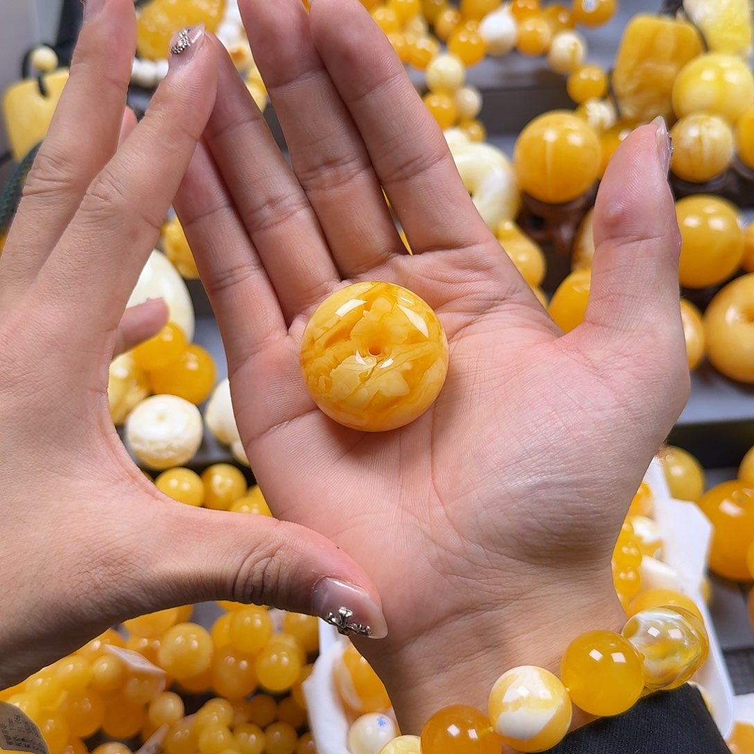 蜜蜡珠宝奇石未镶嵌虎皮墩子