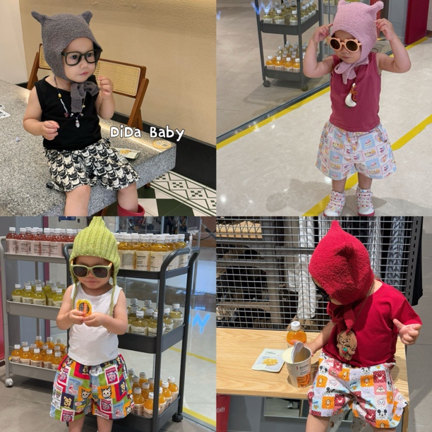 【DiDa·童年的梦】原创自制宝宝夏季薄款细帆外穿短裤限定小众ins风