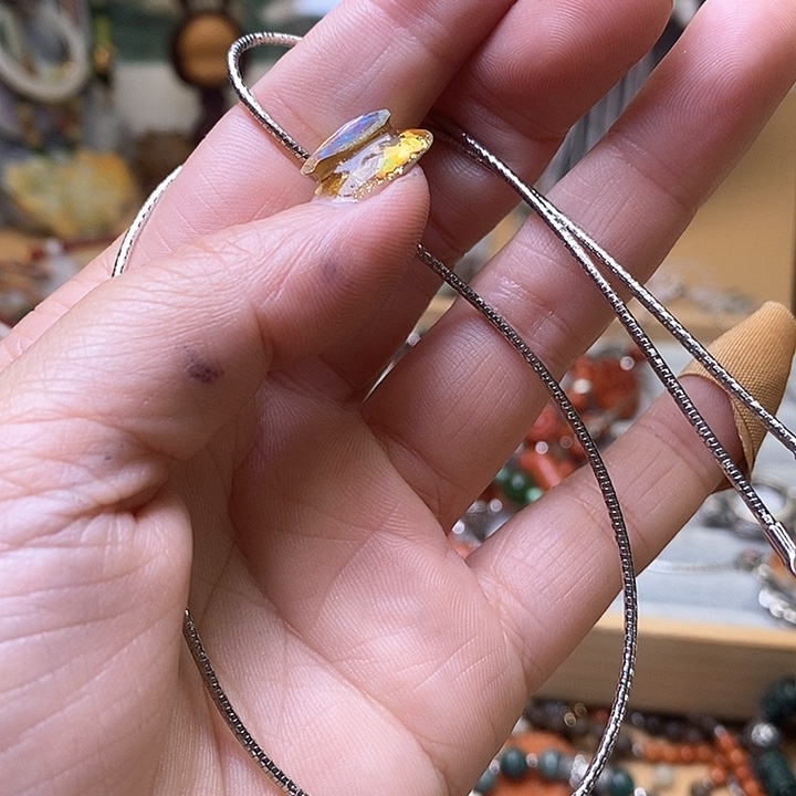 翡翠手链未镶嵌小****.线圈80