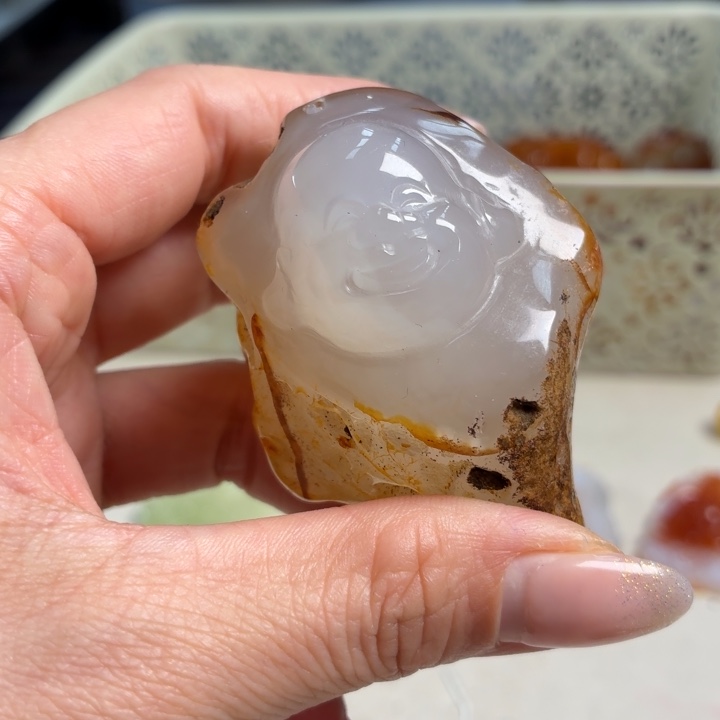 玛瑙/玉髓未镶嵌吊坠(不含链)