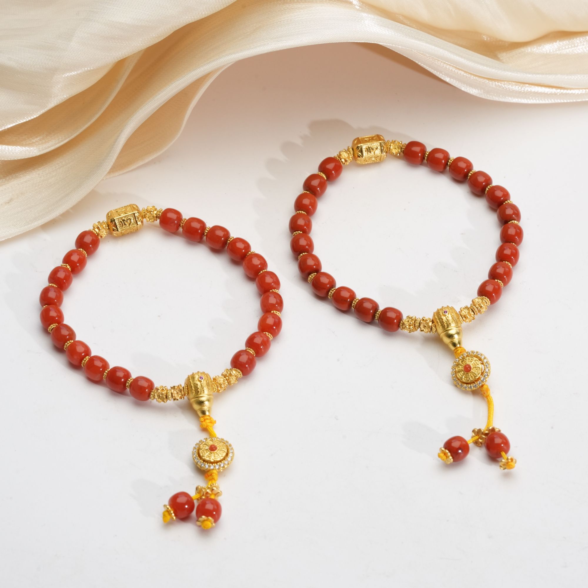 星俊|南红手串尺寸约5*5mm【多样性发一件 】27-2JH236X30