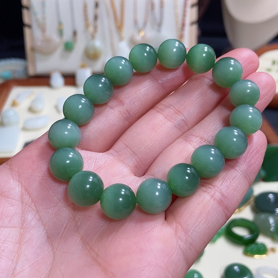 和田玉手链未镶嵌