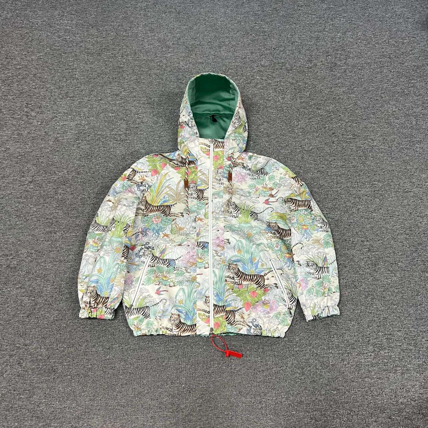 99新 GUCCI/古驰 虎年限定 双面穿 冲锋衣外套 46码