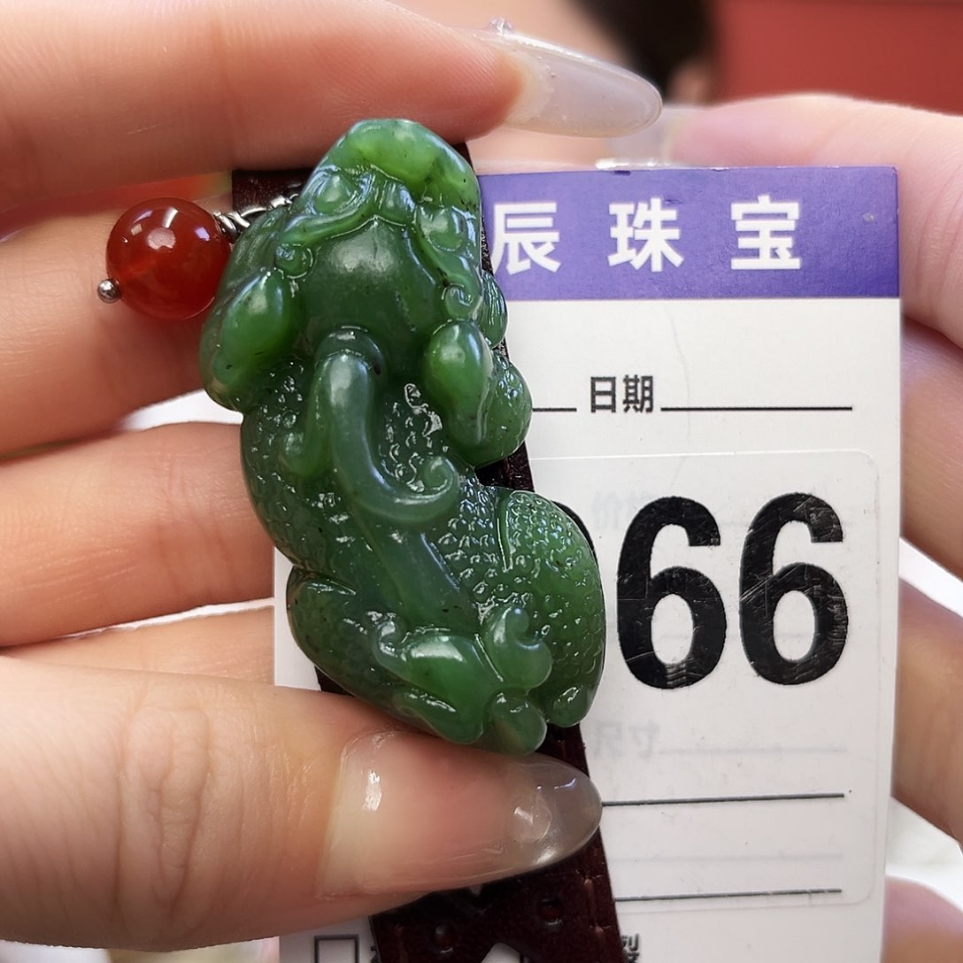 未镶嵌和田玉（碧玉）手链