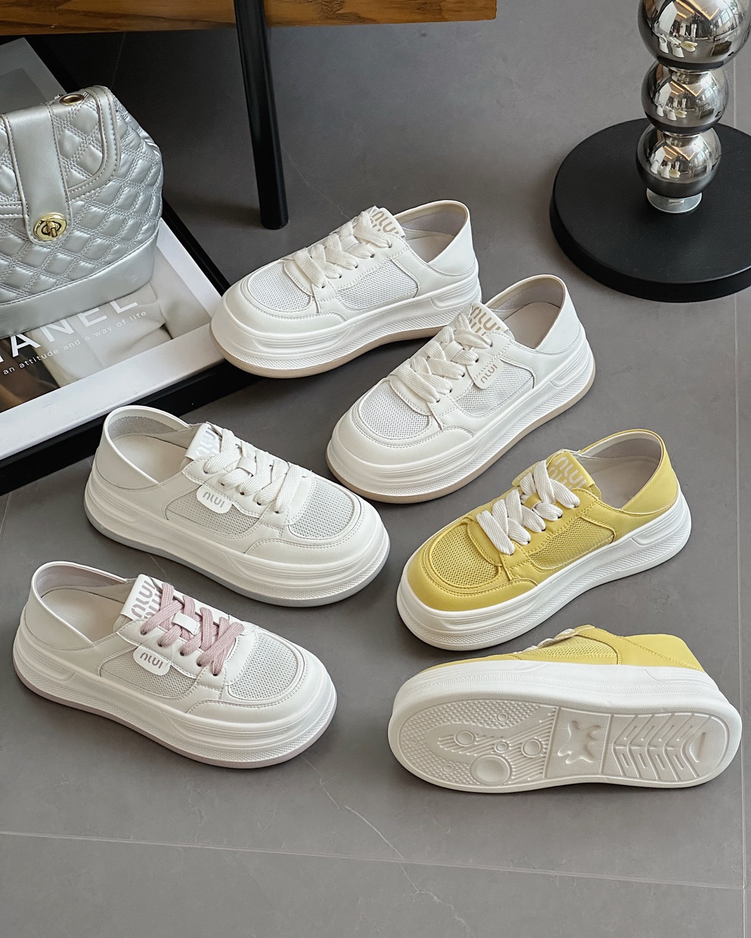 2277镂空运动风透气防水台时尚休闲鞋休闲鞋时尚鞋子韩版