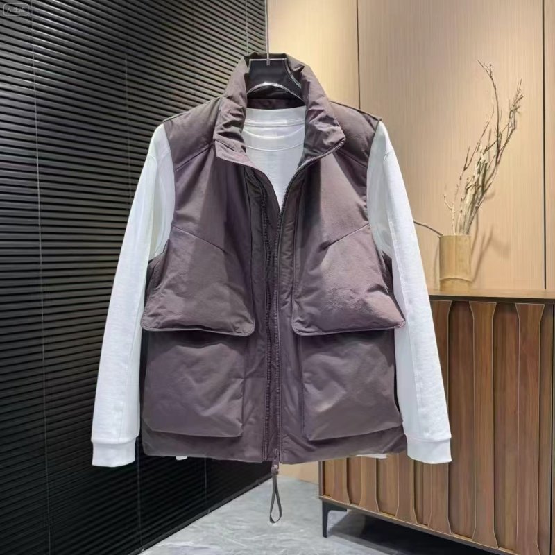 2025冬季男士立领棉马甲时尚潮流高端百搭坎肩无袖休闲外套M902