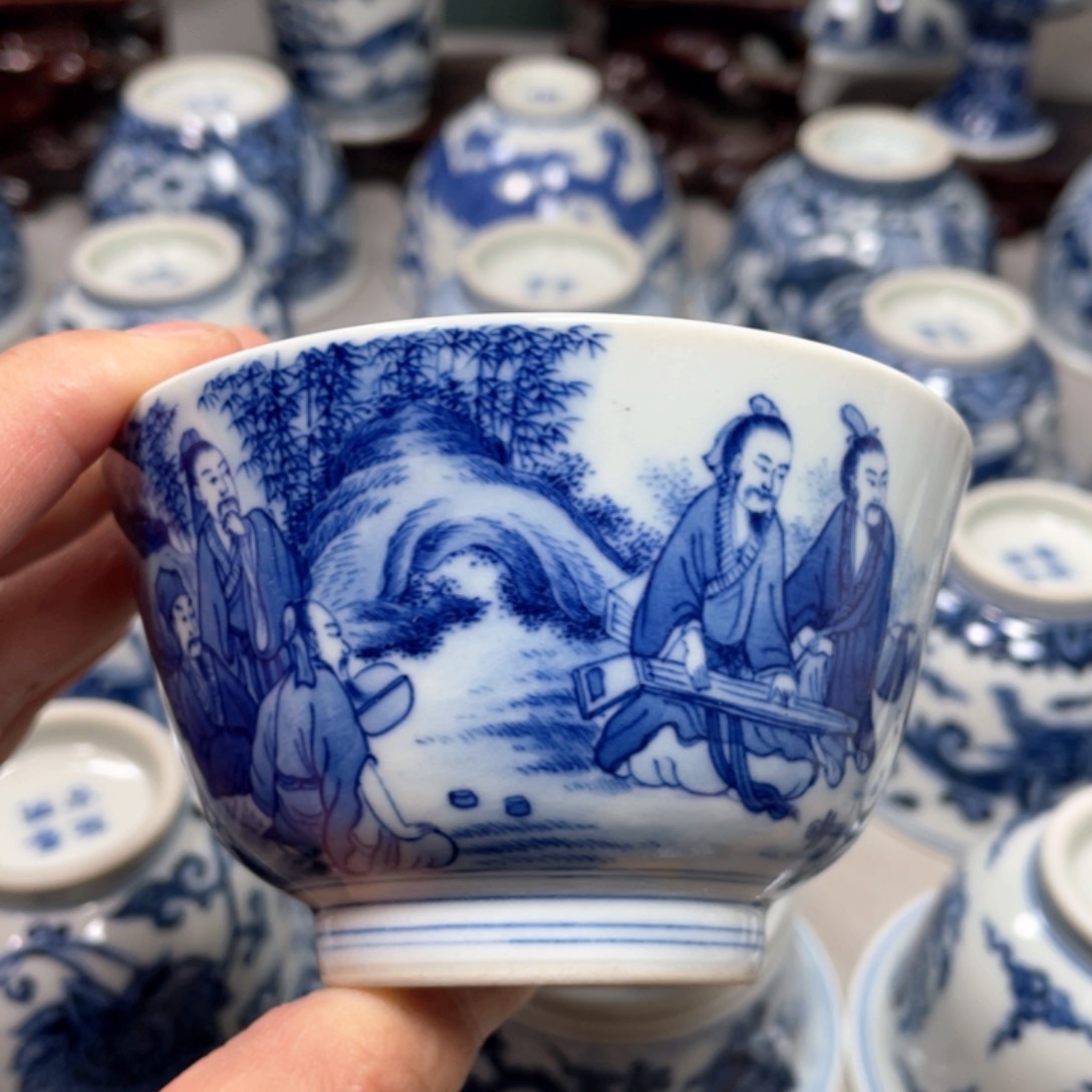 摆件景德镇陶瓷现代手工陶瓷茶具