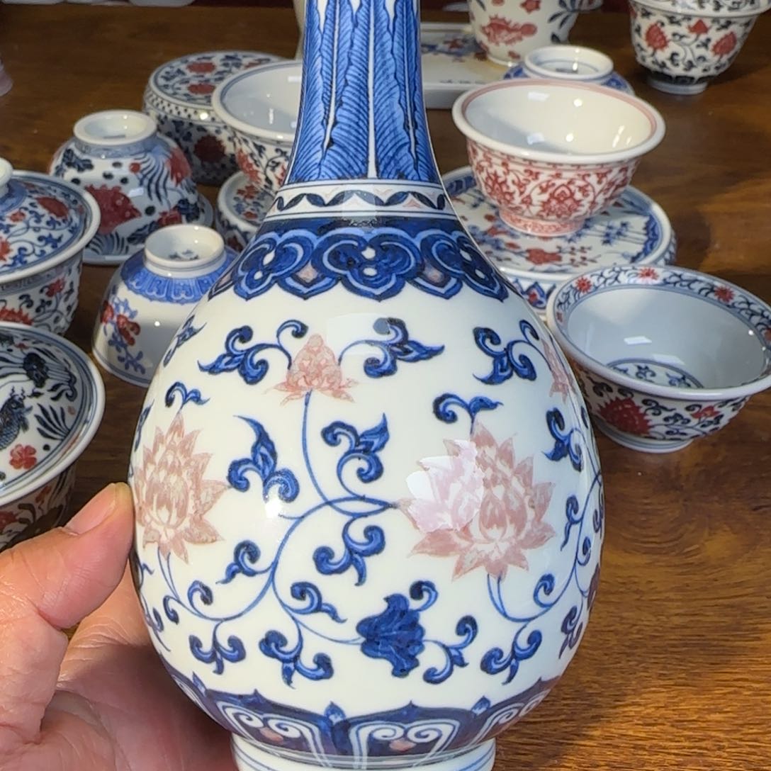 景德镇原矿釉里茶具