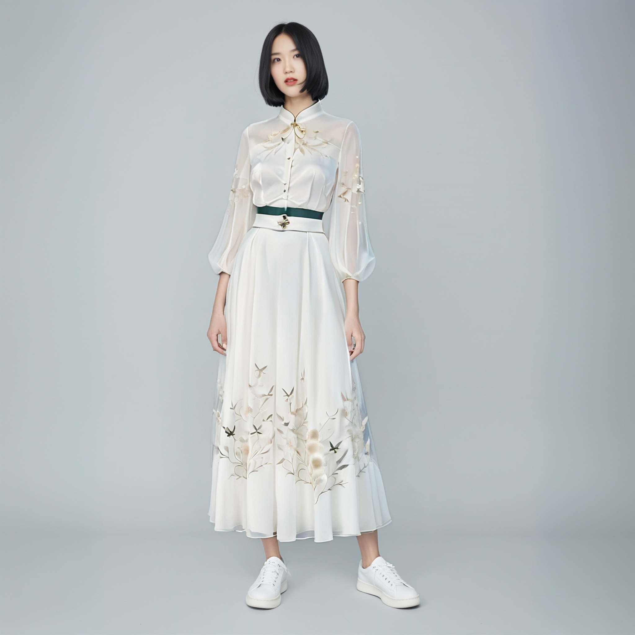 直播链接，没有编码不要下单，雪纺上衣白色长裙，国风套装，牛仔裤，