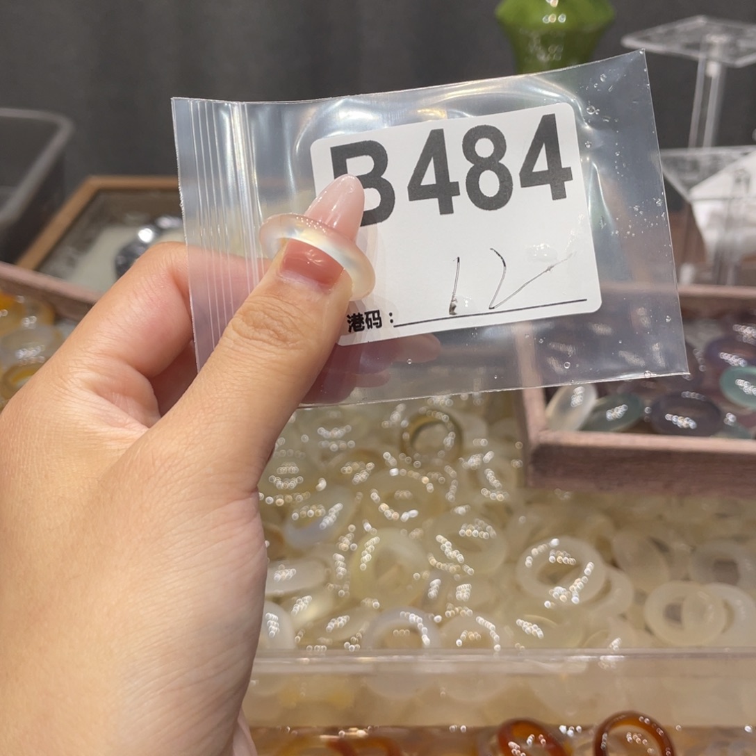 玛瑙/玉髓未镶嵌戒指484
