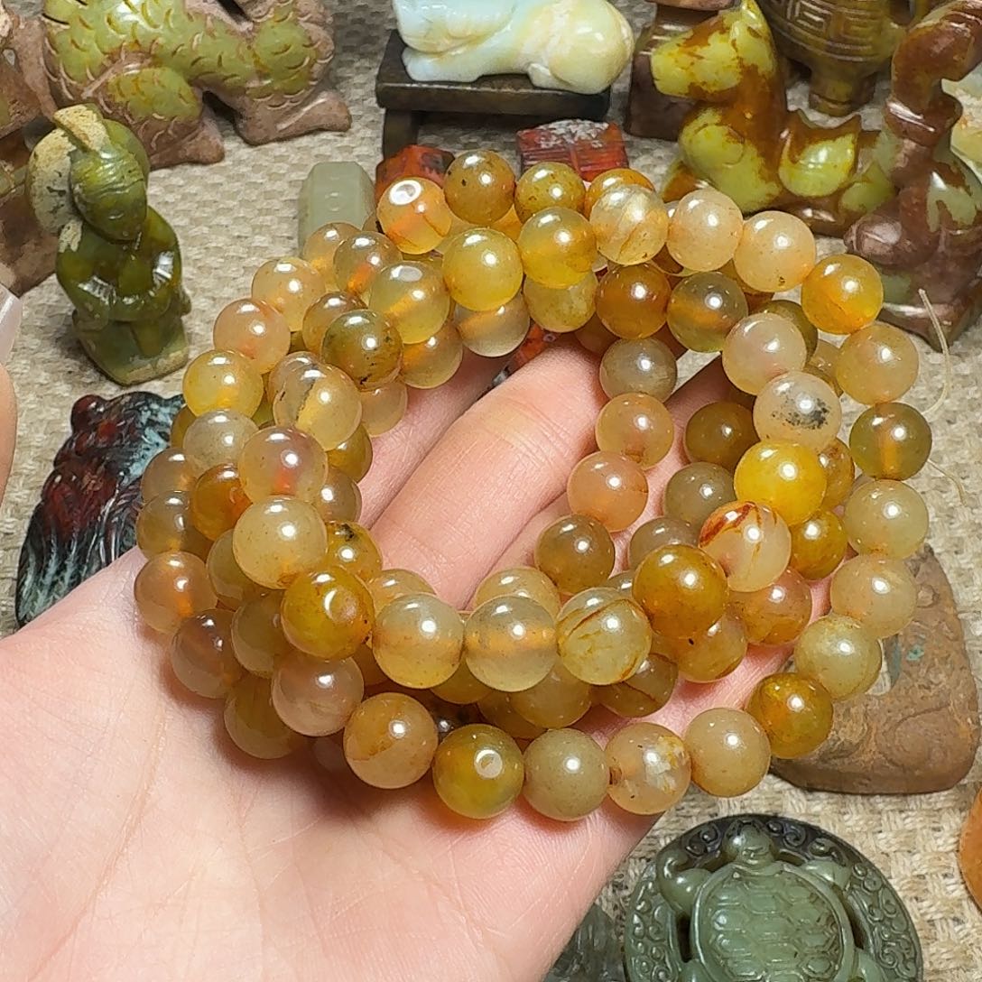 白玉菩提吊坠挂件