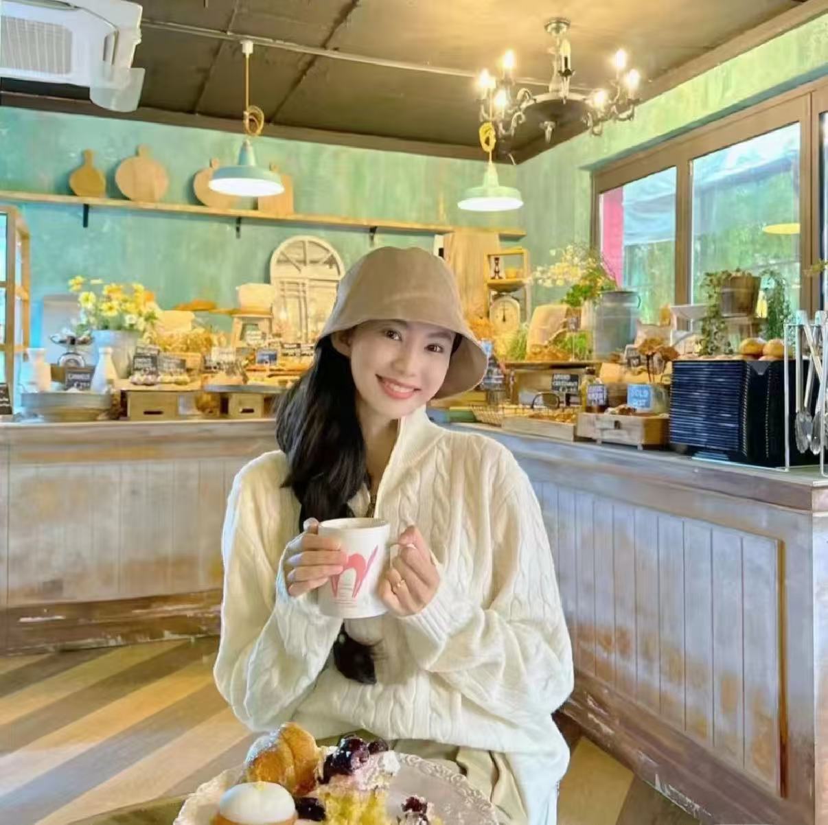 Anna专属- 经典休闲时尚刺绣纯色半拉链套头针织衫秋冬男女款