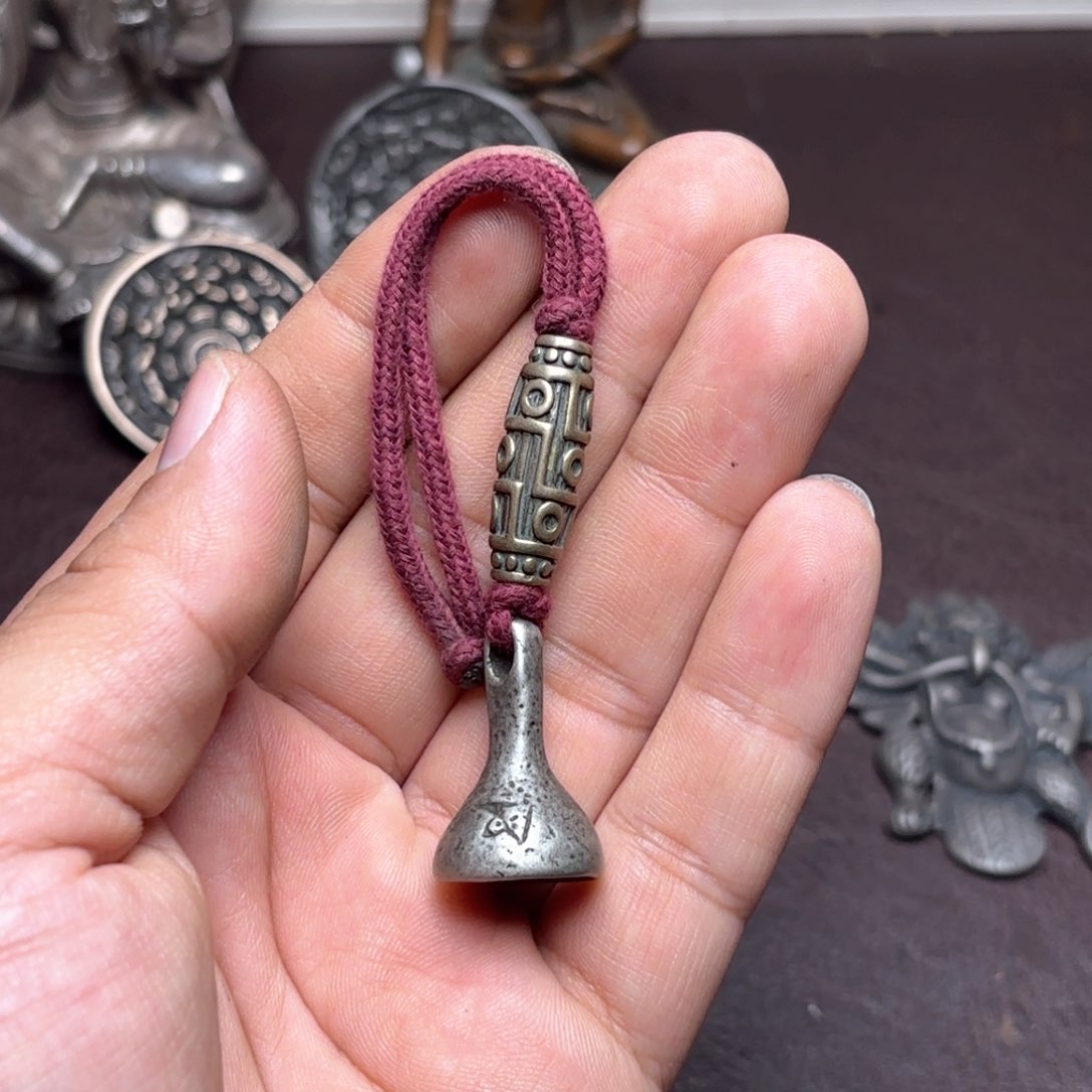 铜星月菩提挂件菩提