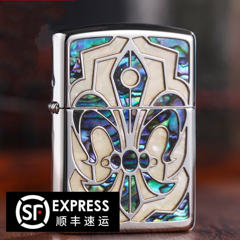 ZIPPO/之宝美国爆款礼物打火机原装正品十字架贝壳盔甲机 DYH1X1