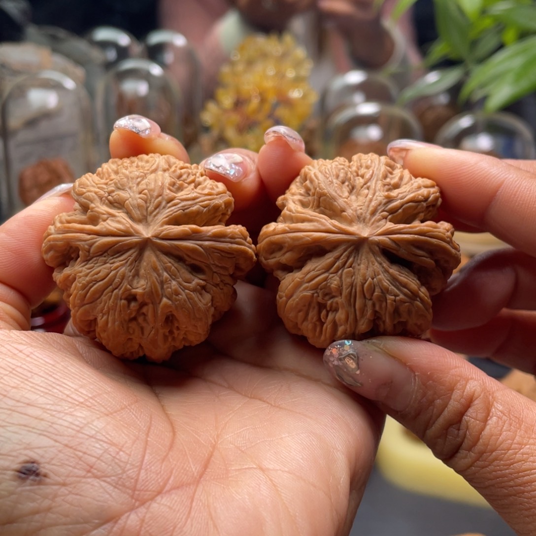 把件文玩核桃球粗筋43