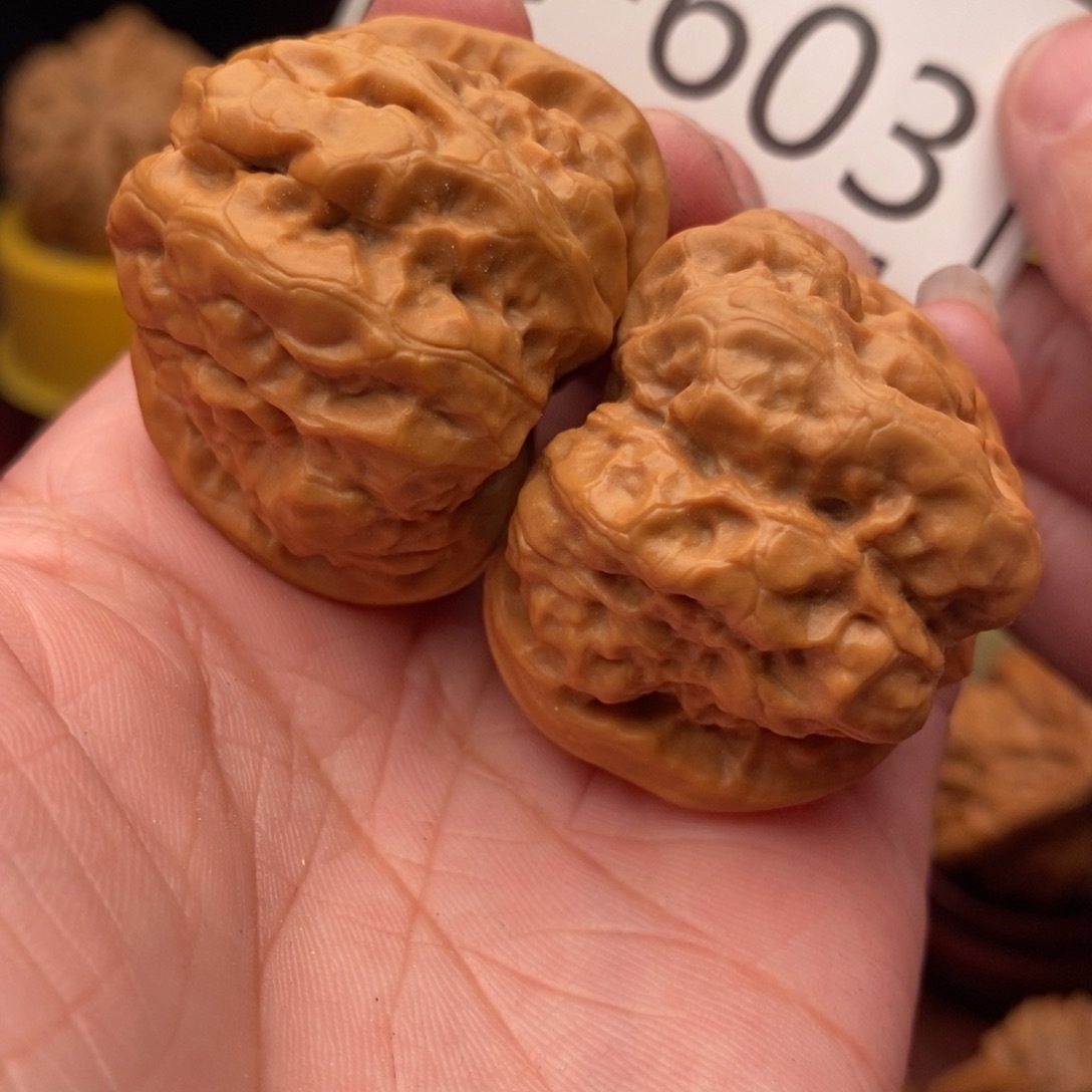 文玩核桃把件开背蛙38