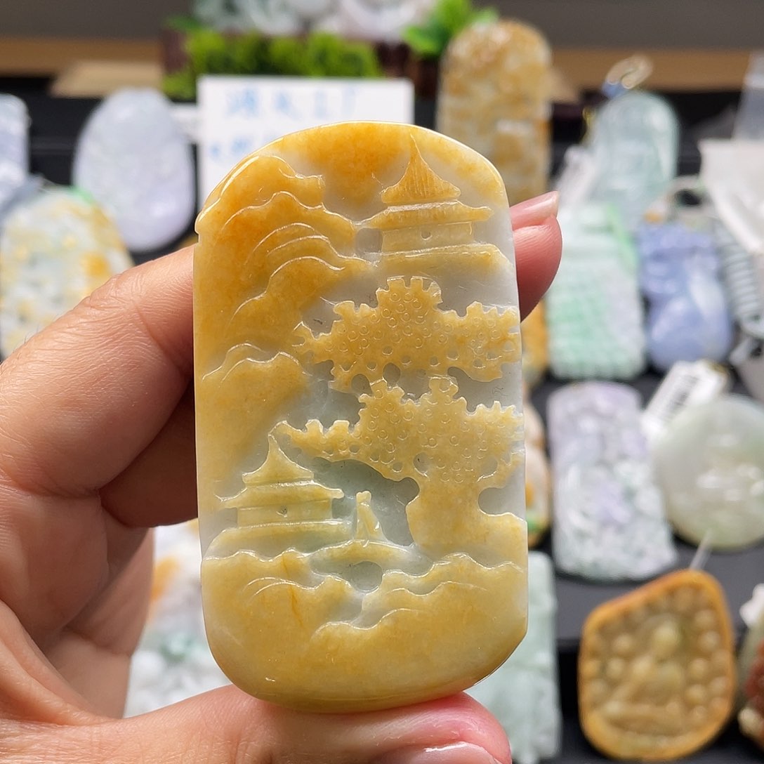 翡翠吊坠(不含链)未镶嵌