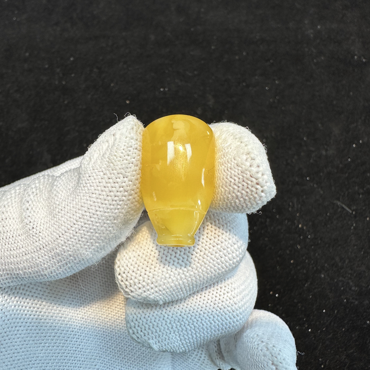 ZS3548天然蜜蜡三通西施壶对孔14.3✖️26无优化支持复检