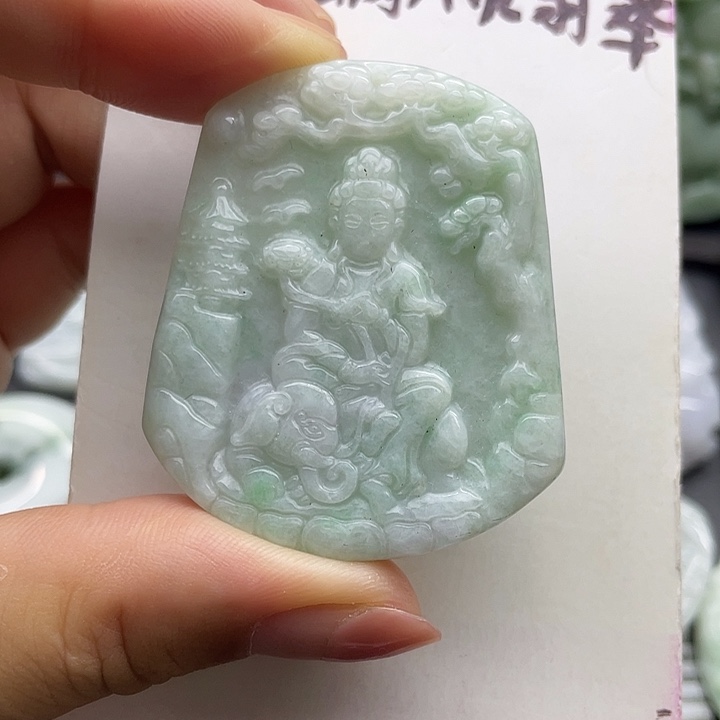 翡翠未镶嵌颈饰天然翡翠