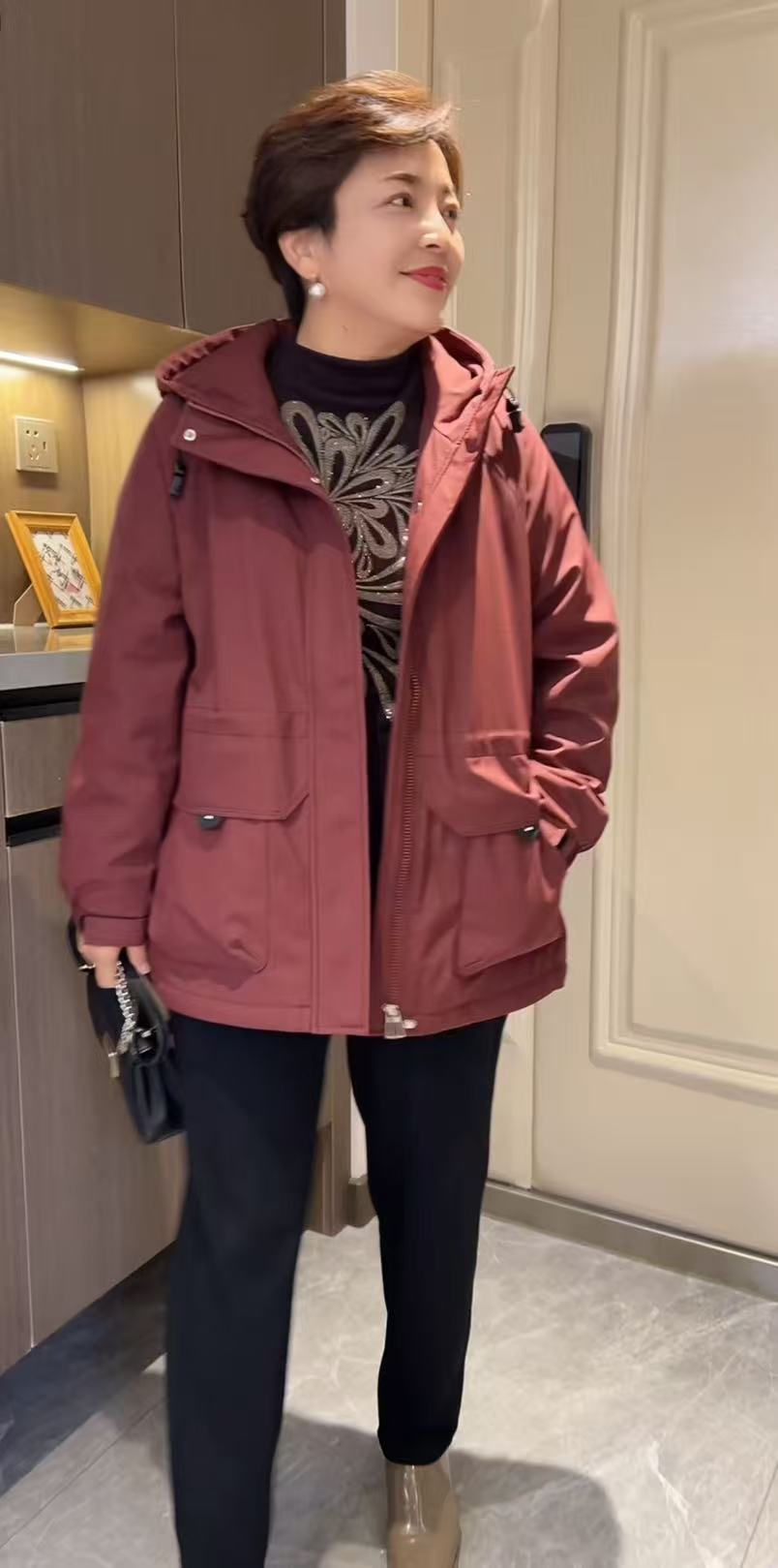 YZ860休闲抓绒加厚外套卡码拍大