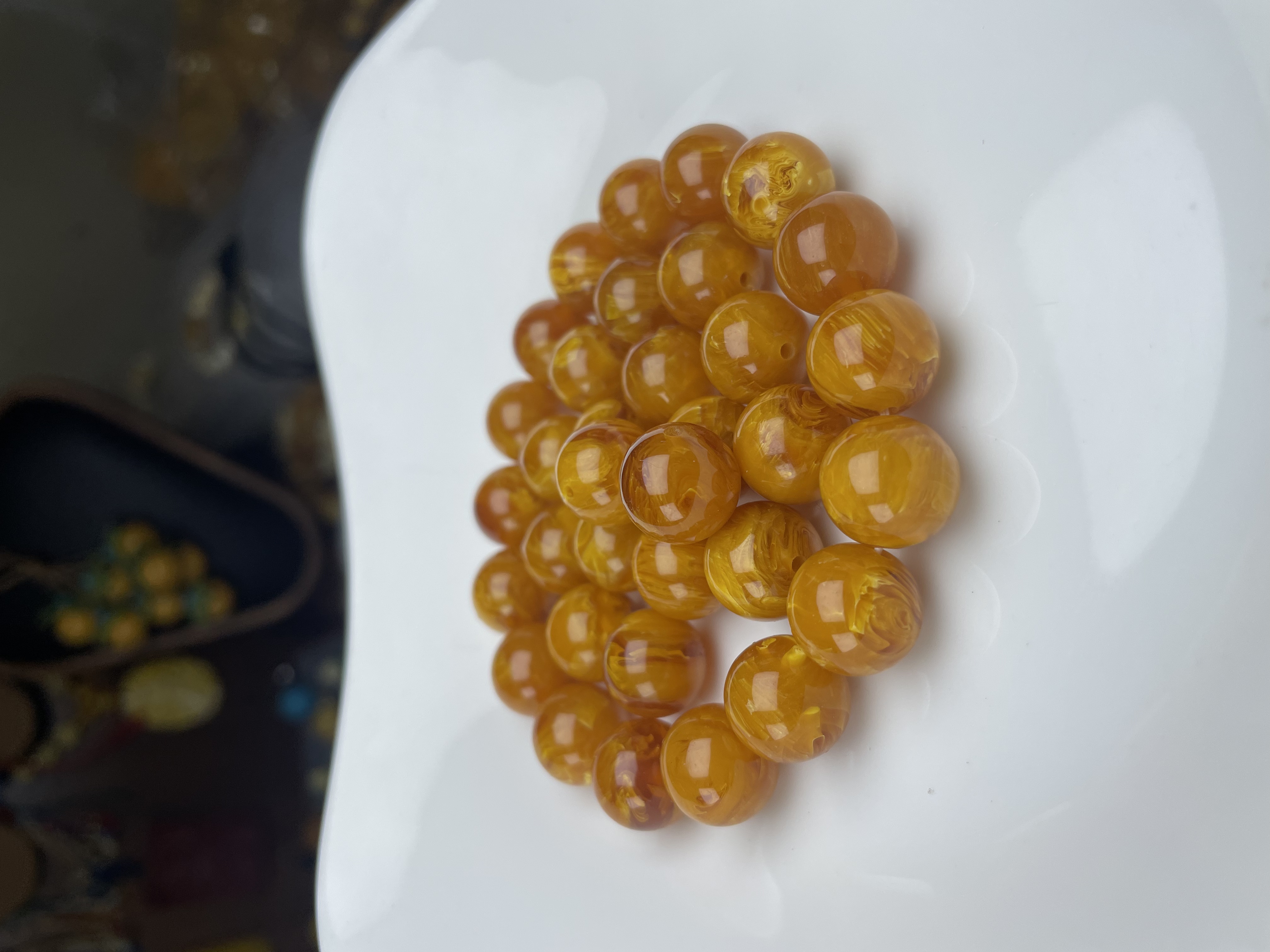 10MM藏红一颗【手串拍19颗】