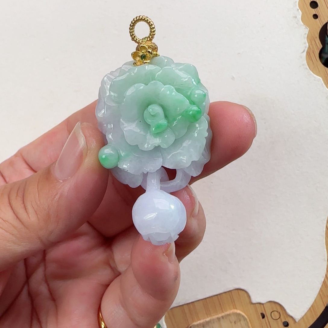 翡翠颈饰未镶嵌仿古