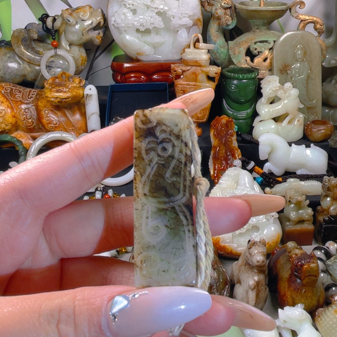 和田玉挂件未镶嵌6