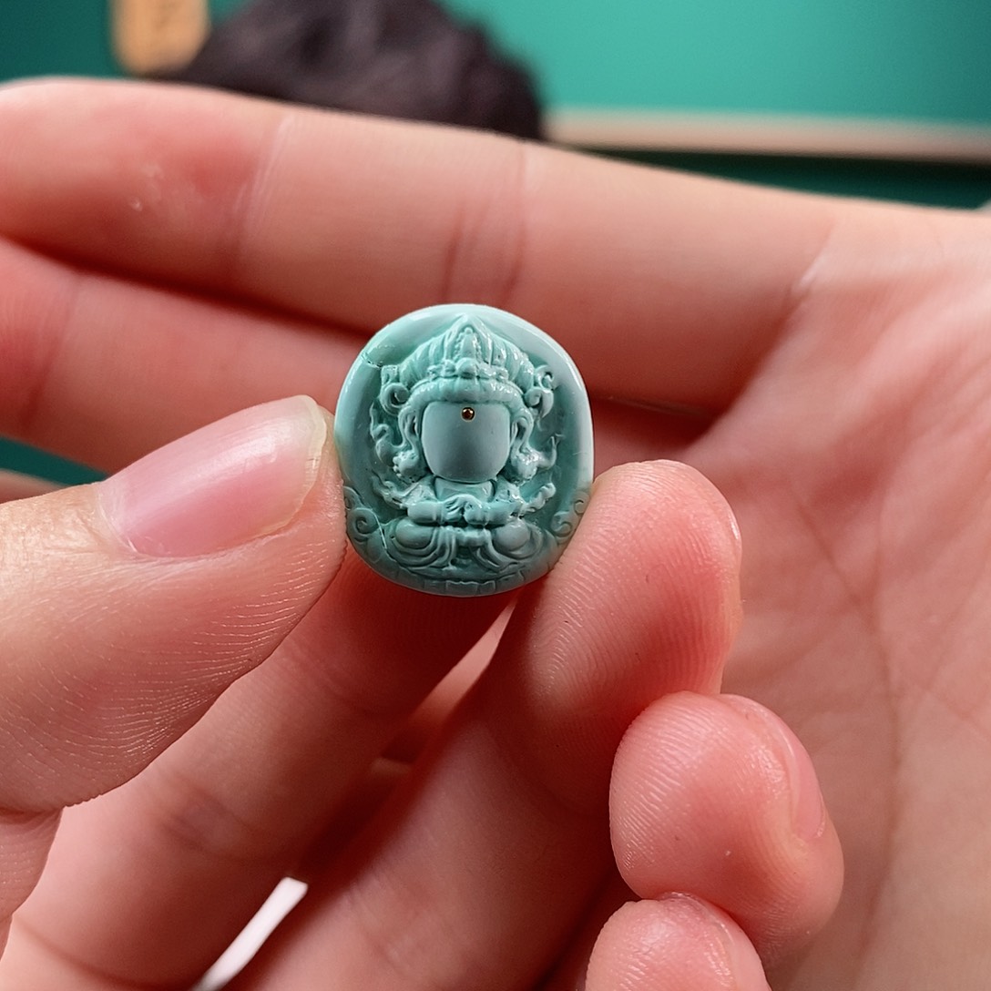 绿松石珠宝奇石未镶嵌