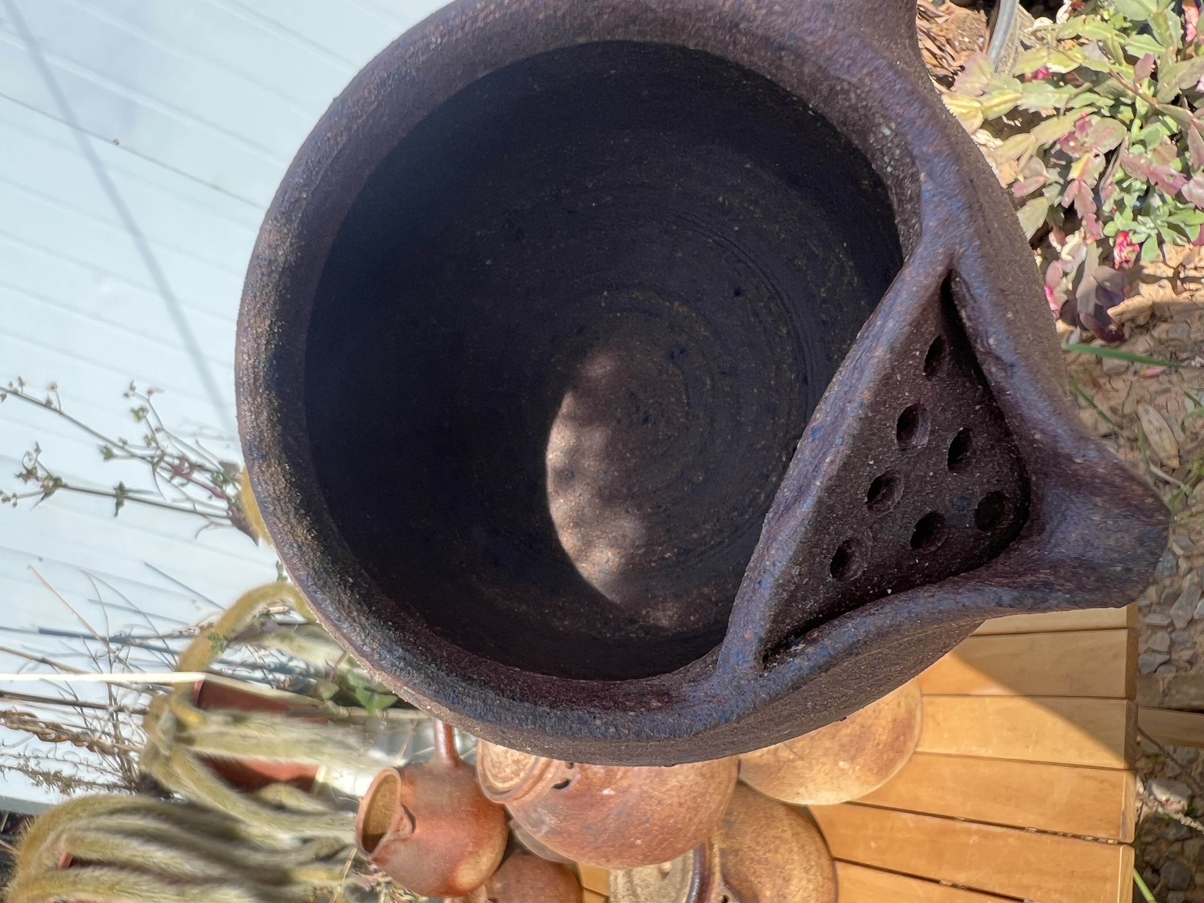 云南仓窑柴烧烤茶罐，烤奶罐750ML左右过滤网杨老师款