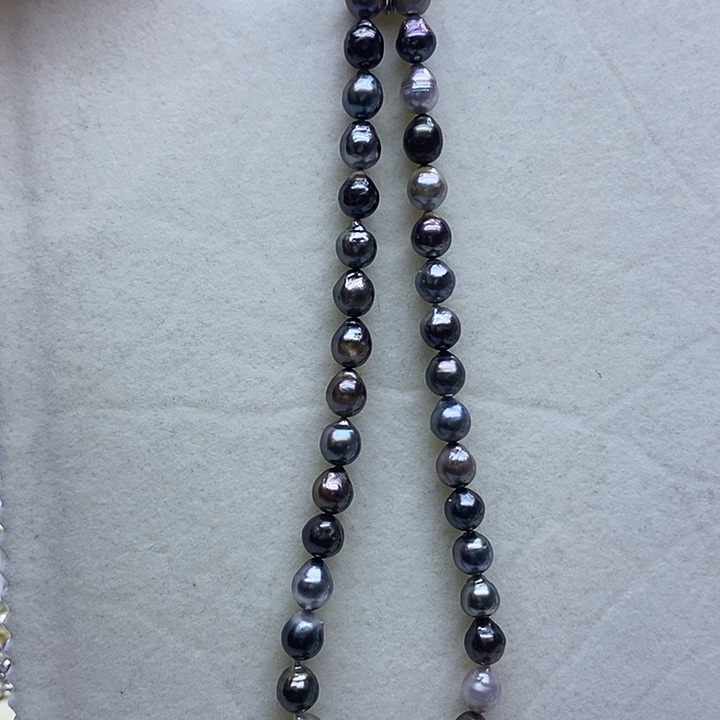 银S925镶嵌海水珍珠颈饰